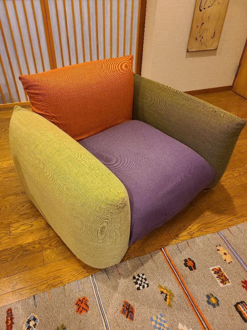 まりあんぬ　arflex　マレンコ　１人掛けソファカバー