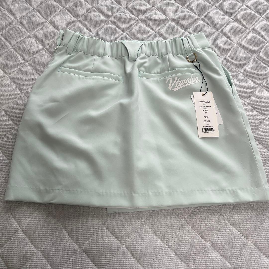 ミントグリーン プリーツスカート V12 サイズ1