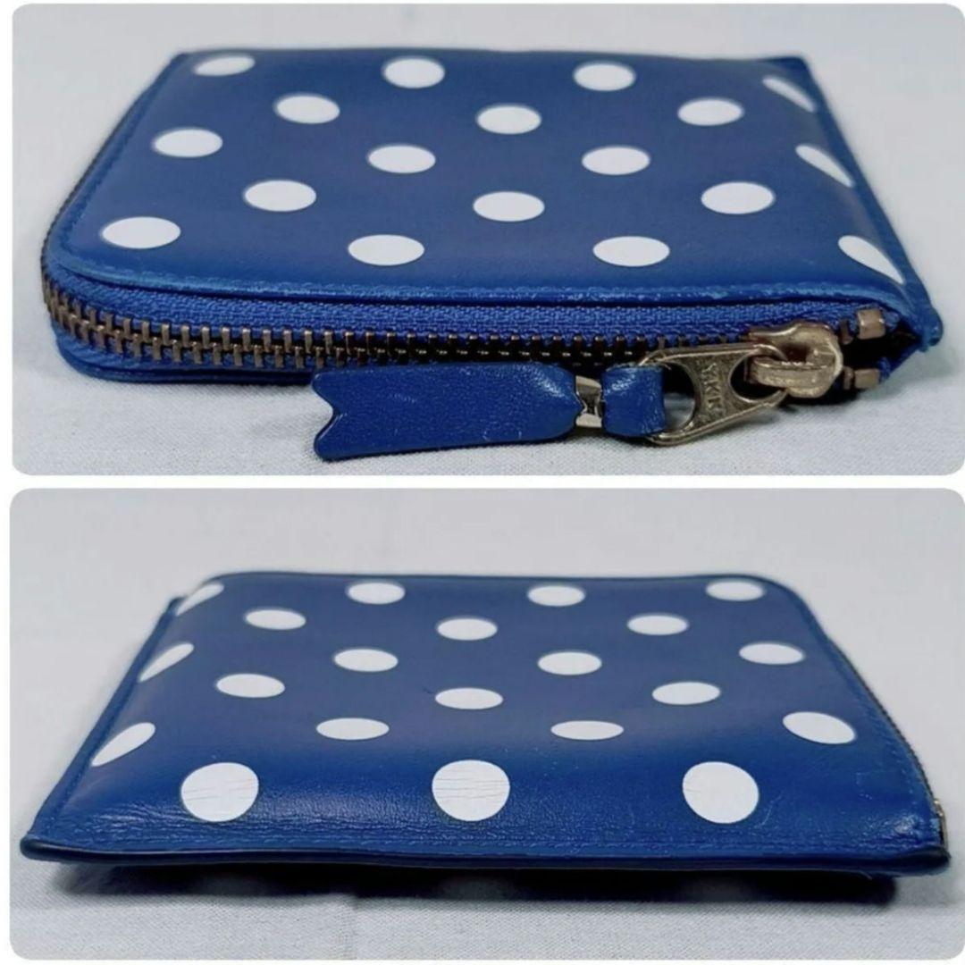 コムデギャルソン　ドット柄が可愛い❗️　L字ファスナー財布