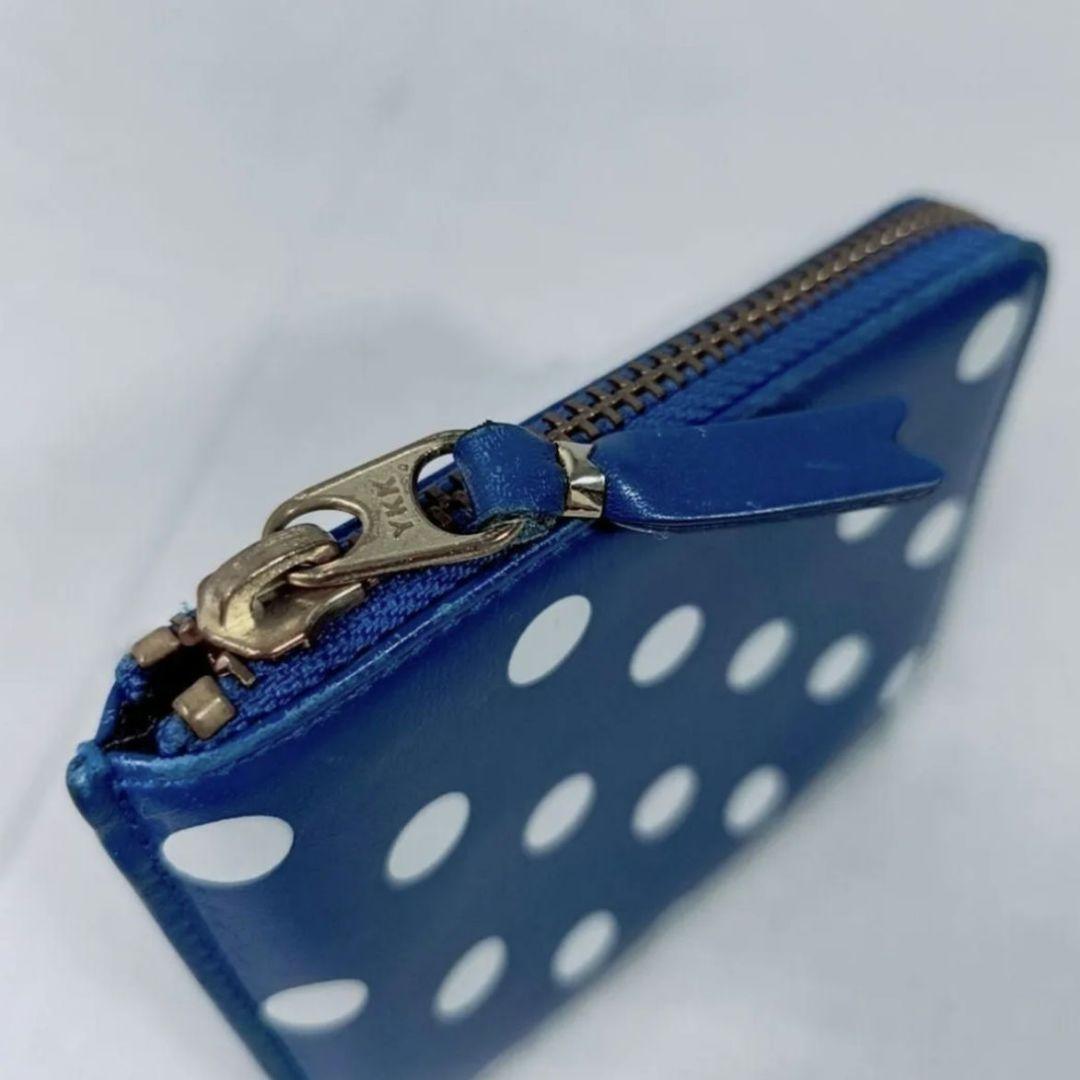 コムデギャルソン　ドット柄が可愛い❗️　L字ファスナー財布