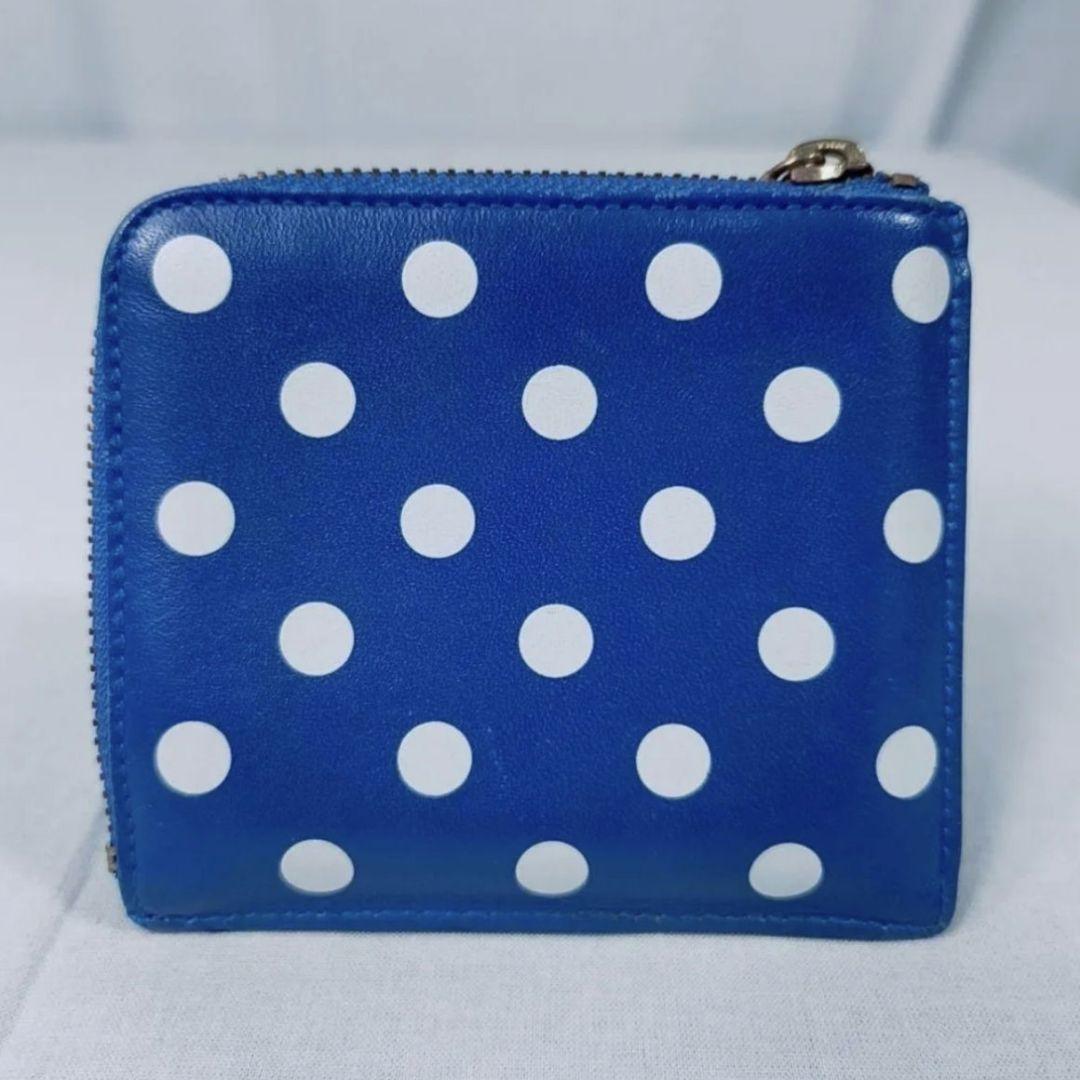 コムデギャルソン　ドット柄が可愛い❗️　L字ファスナー財布