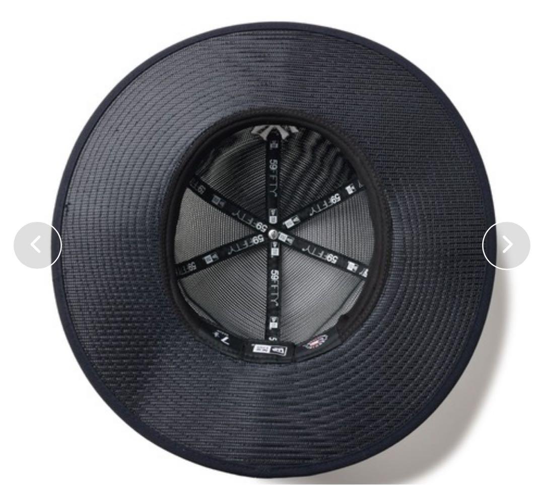 NEW ERA ヤンキース　ロングブリムメッシュハット
