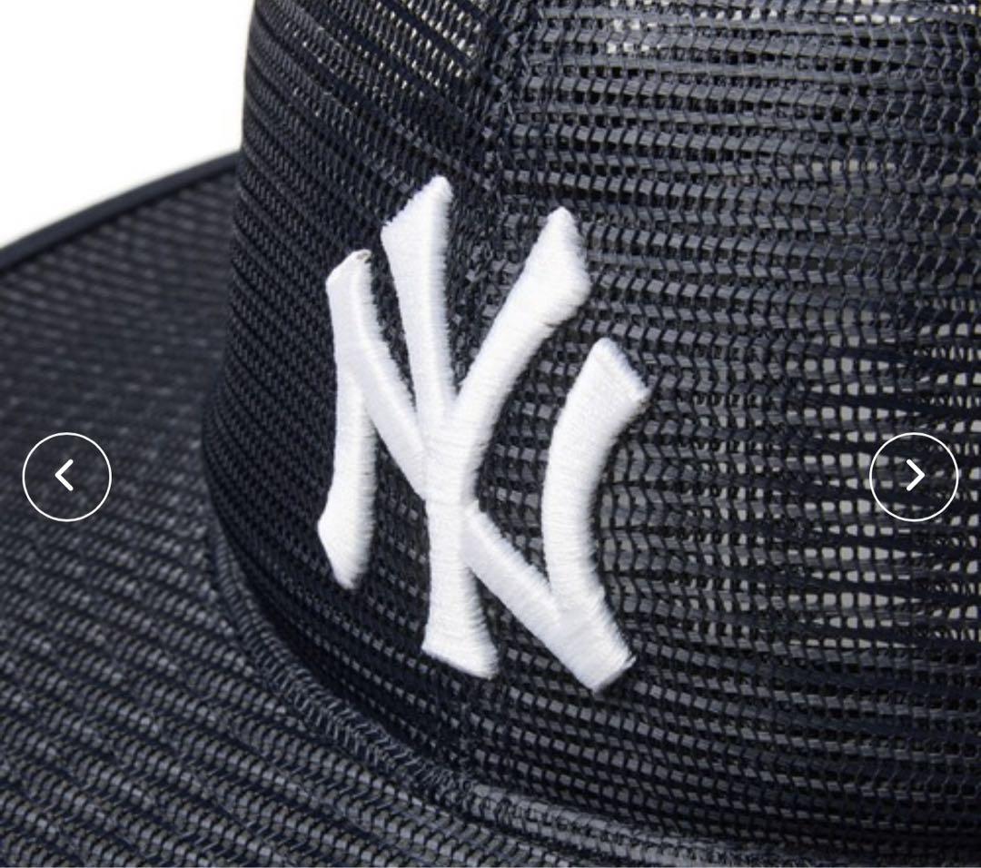 NEW ERA ヤンキース　ロングブリムメッシュハット
