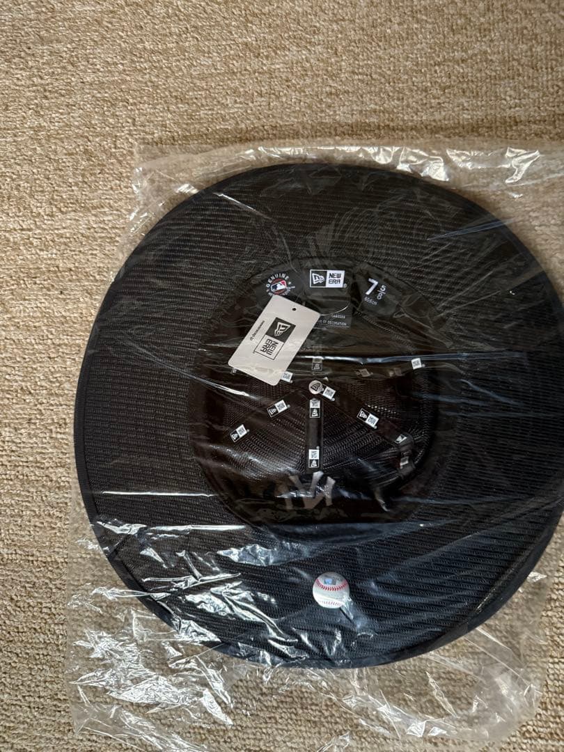 NEW ERA ヤンキース　ロングブリムメッシュハット