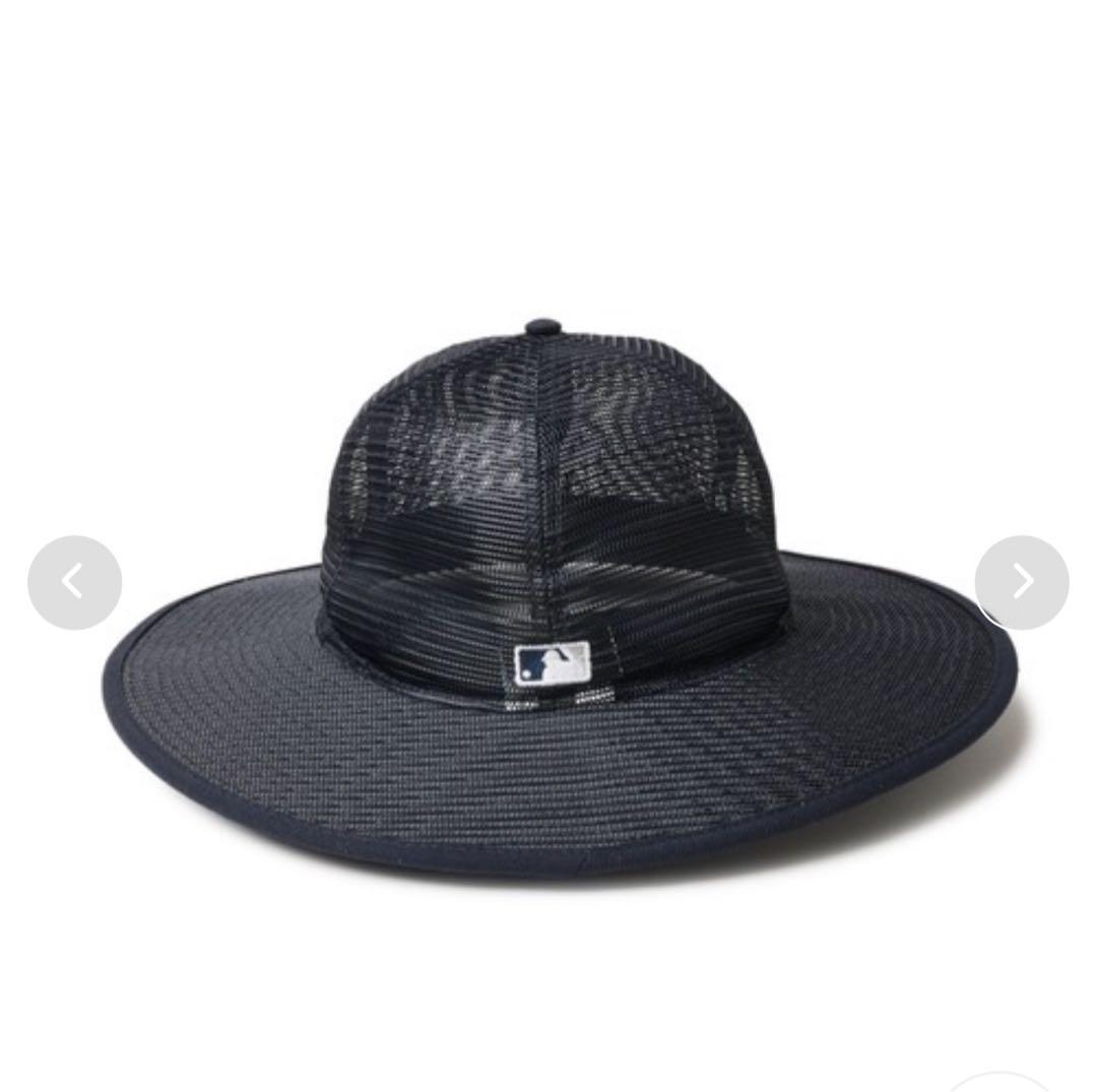 NEW ERA ヤンキース　ロングブリムメッシュハット