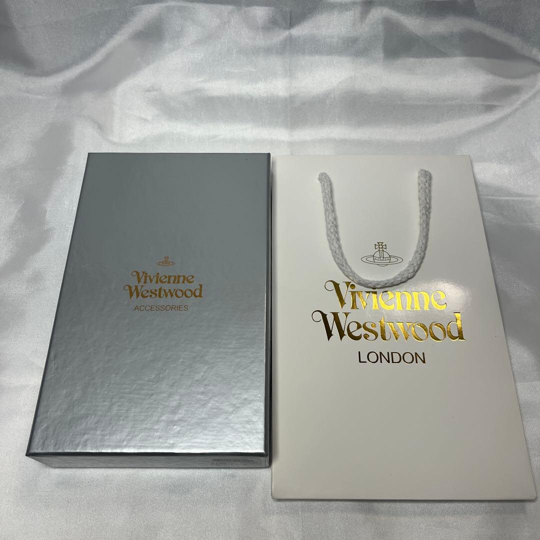 新品 Vivienne Westwood レッド ヴィヴィアン柄 赤内装 長財布