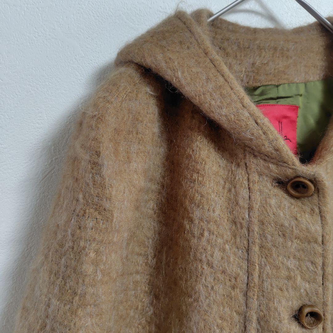 美品 シビラ Sybilla モヘヤ フード付き ポンチョ