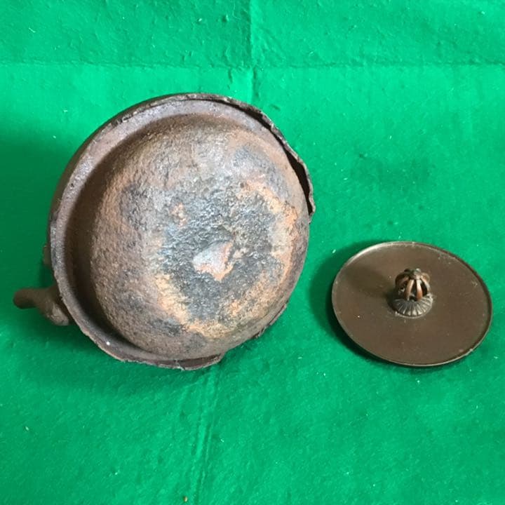 鉄瓶　銅蓋