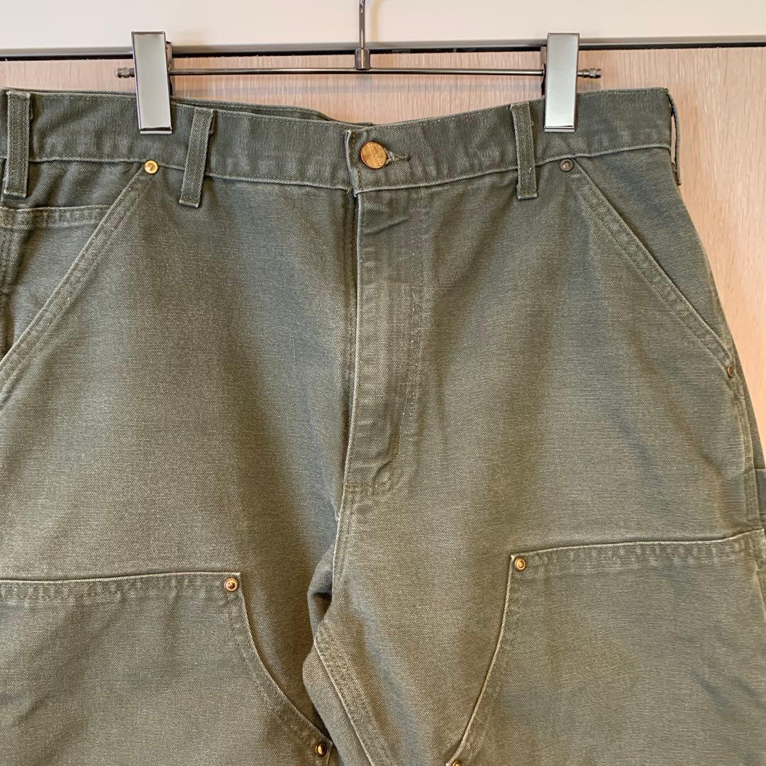 【レア】カーハート ダブルニー 34×30 アメリカ製 made in USA