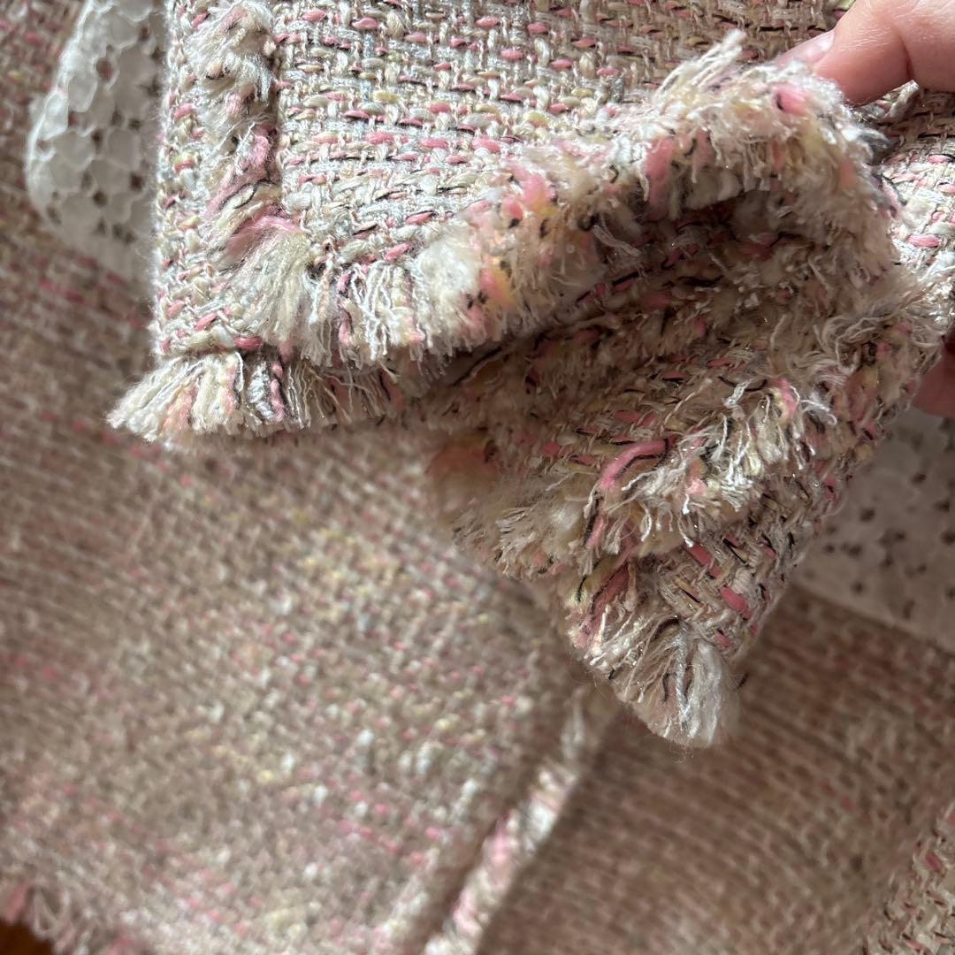 シンシアローリー ツイードビジューロングジャケット