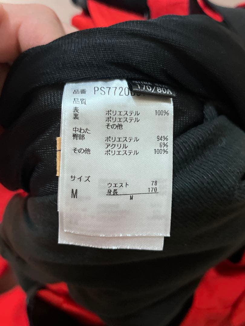 スキーウェア 赤 上下 サイズM 170cm GOLDWIN Phoenix