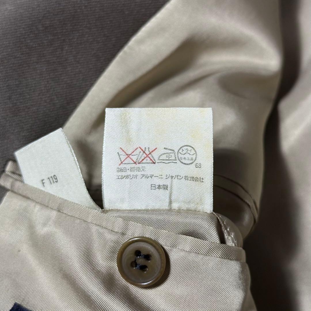 90s EMPORIO ARMANI ベージュ ダブル セットアップ