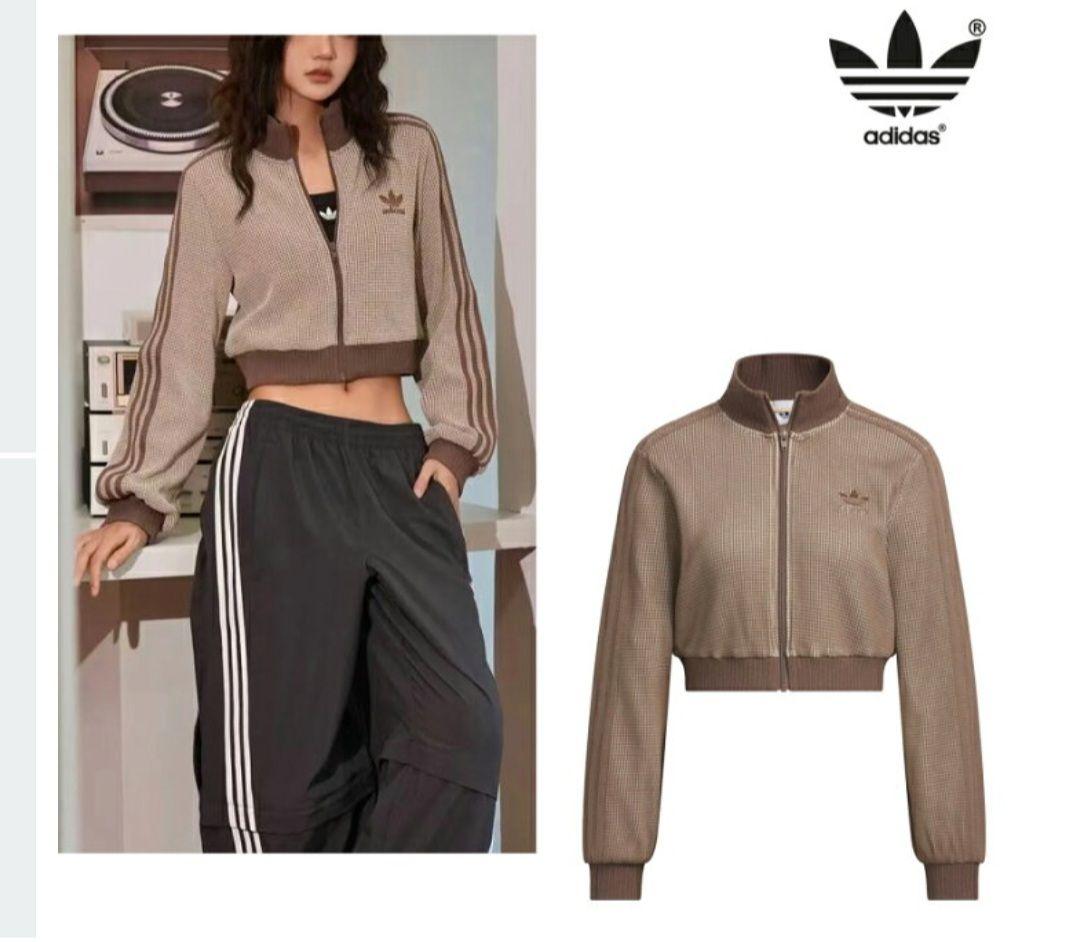 アディダス クロップ トラックトップ