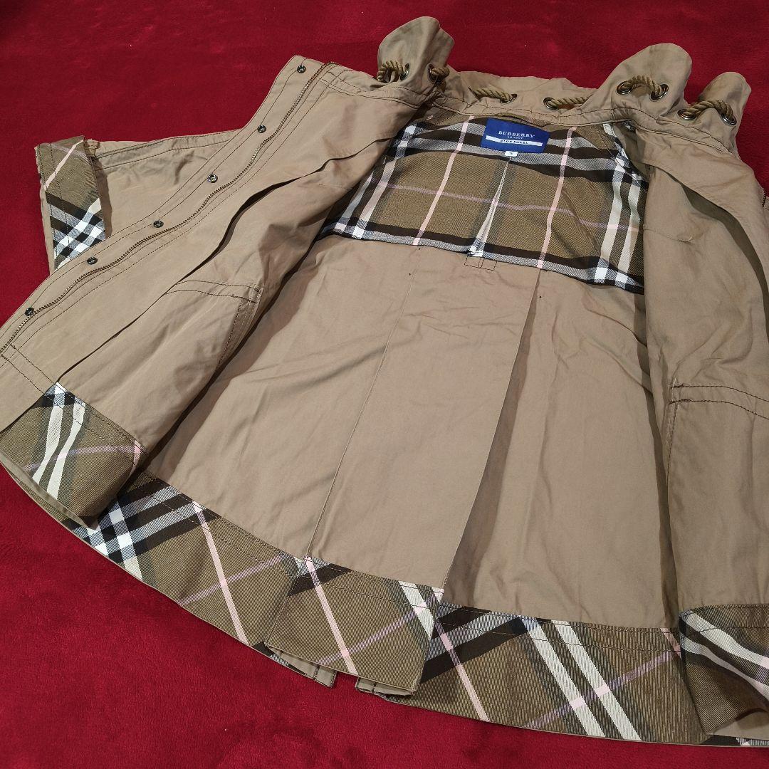 バーバリーロンドン　ブルーレーベル　ポンチョ　ケープジャケット３８