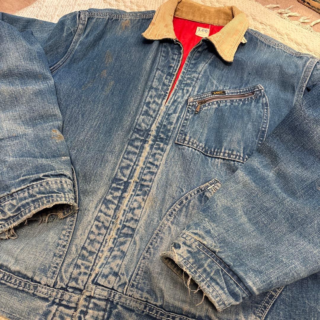 コレクション放出します！Lee デニムジャケット コーデュロイ襟付き