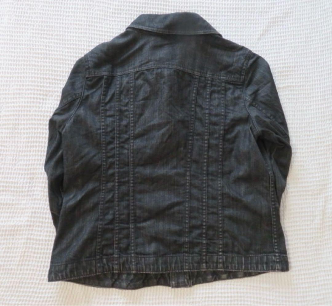 【BURBERRY LONDON】メガチェック デニムジャケット／13BR