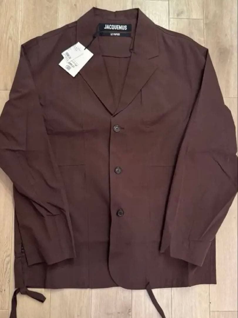 新品　JACQUEMUS ブラウン テーラードジャケット 48