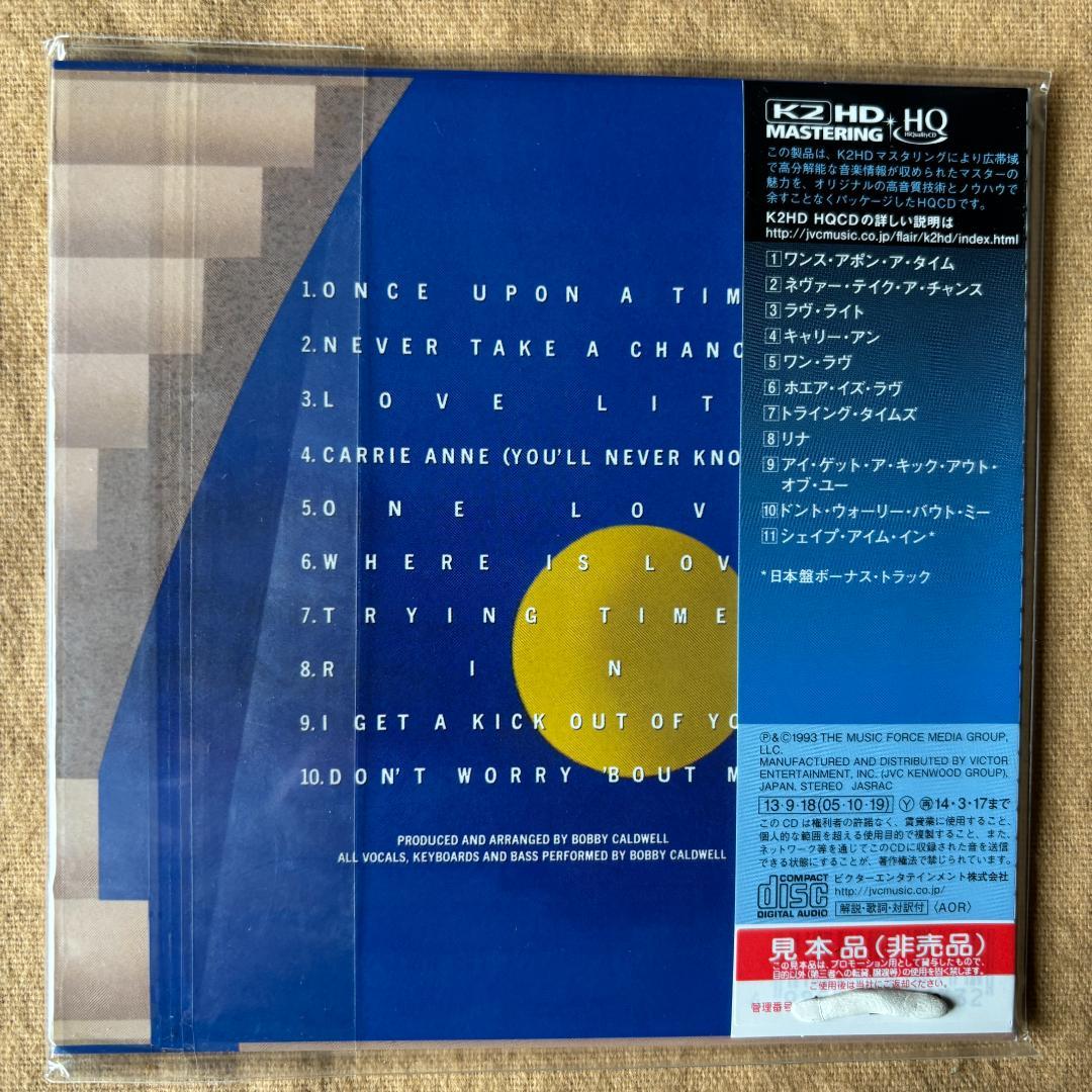 (紙ジャケ・新品見本盤) ボビー・コールドウェル 『ホエア・イズ・ラヴ＋1』