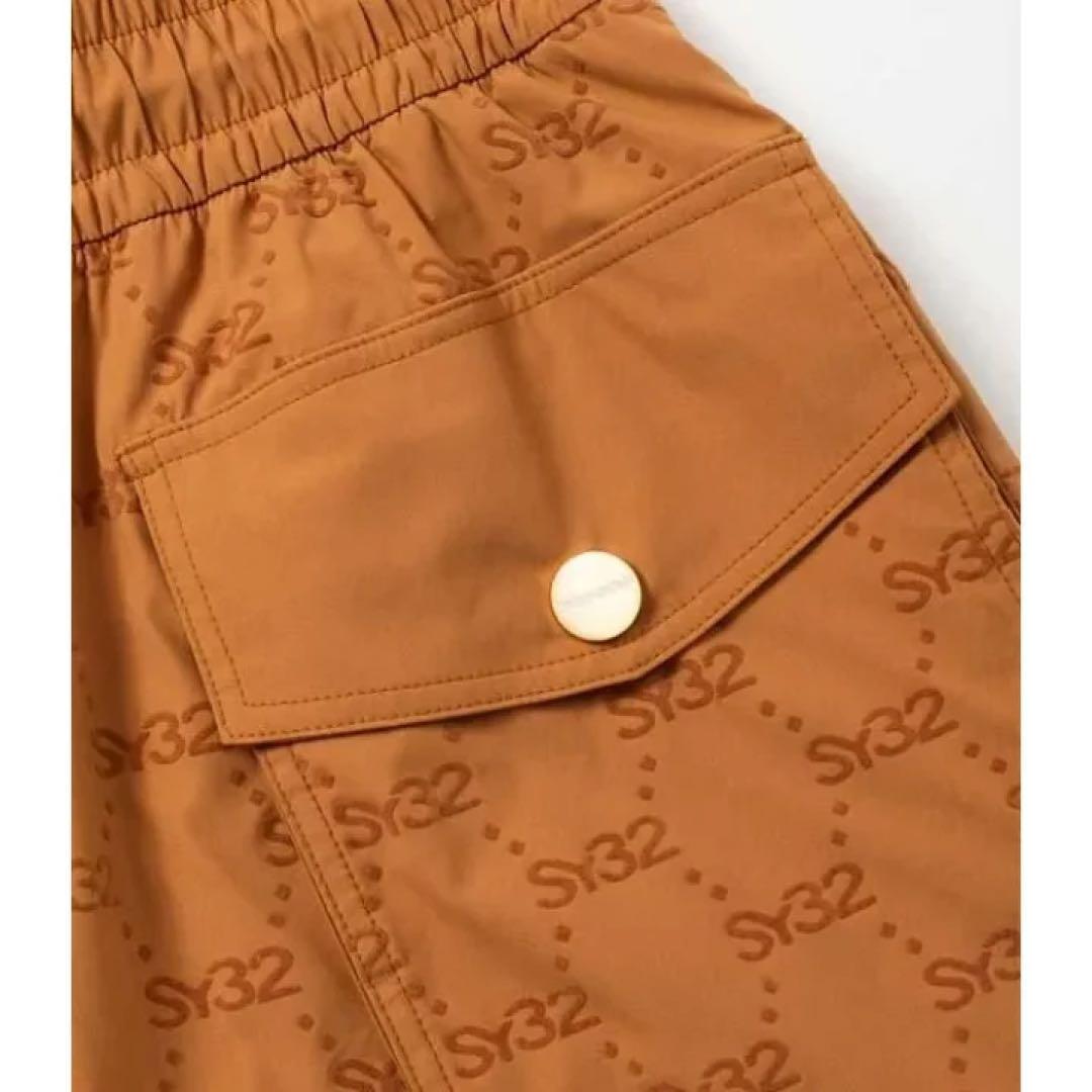 SY32 SYG FLOCKY STRETCH SKIRT グレー　Lサイズ