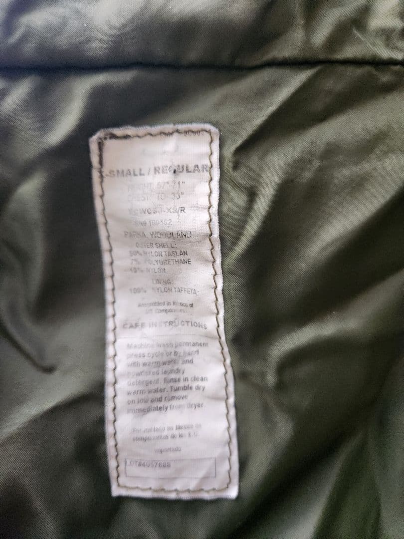 c*i様 エクワックス　ECWCS gen1レベル6 アメリカ軍