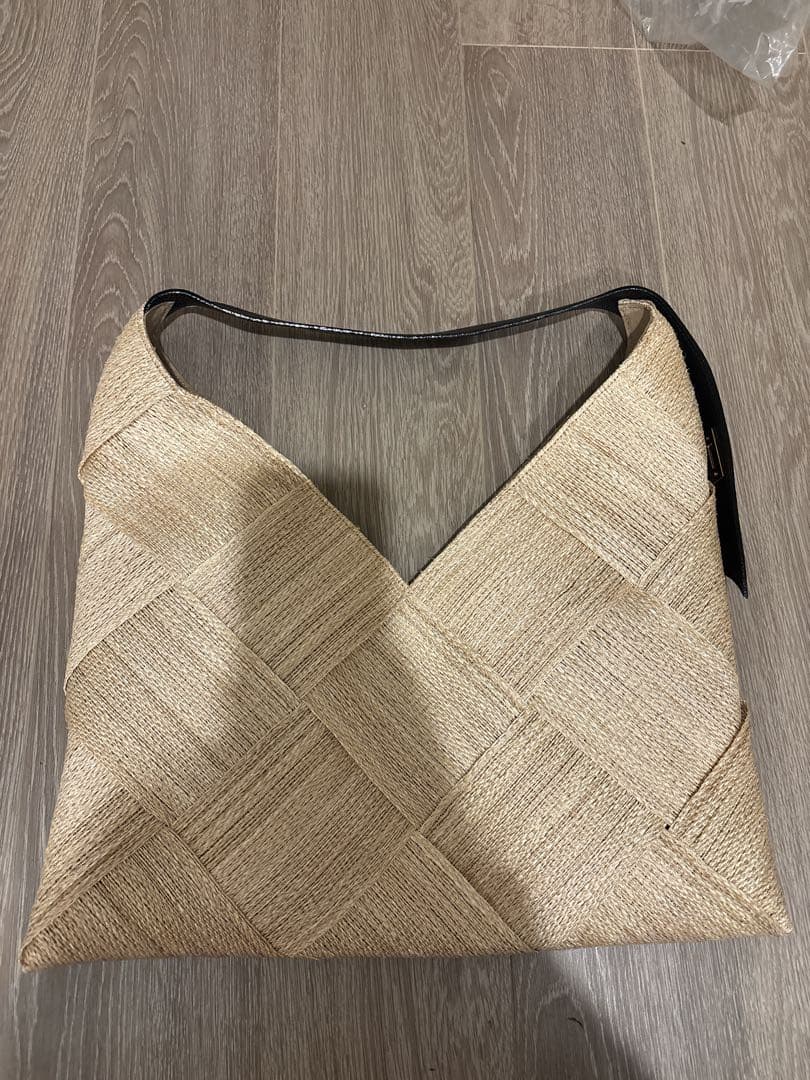 VIOLAd’ORO　かごバッグ　アバカ　メッシュトートバッグ