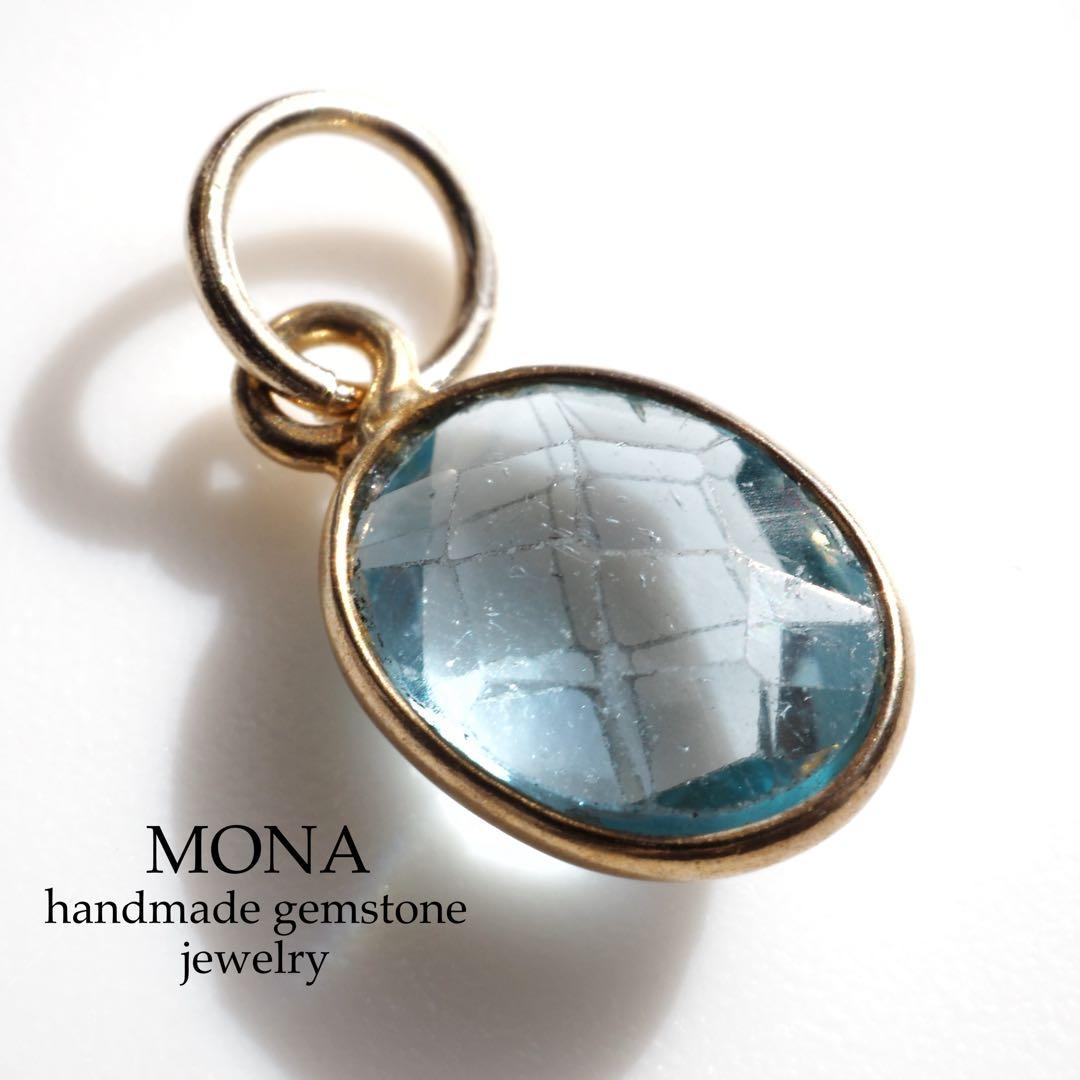 【Ruby】ロゼ翡翠の枠留めネックレストップ