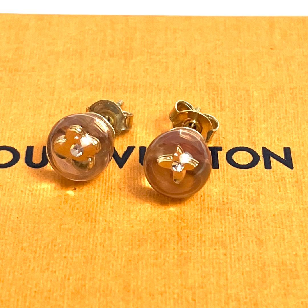 【極美品】ルイヴィトン　キット ブークル　バブル ピアス　ピンク　M65425