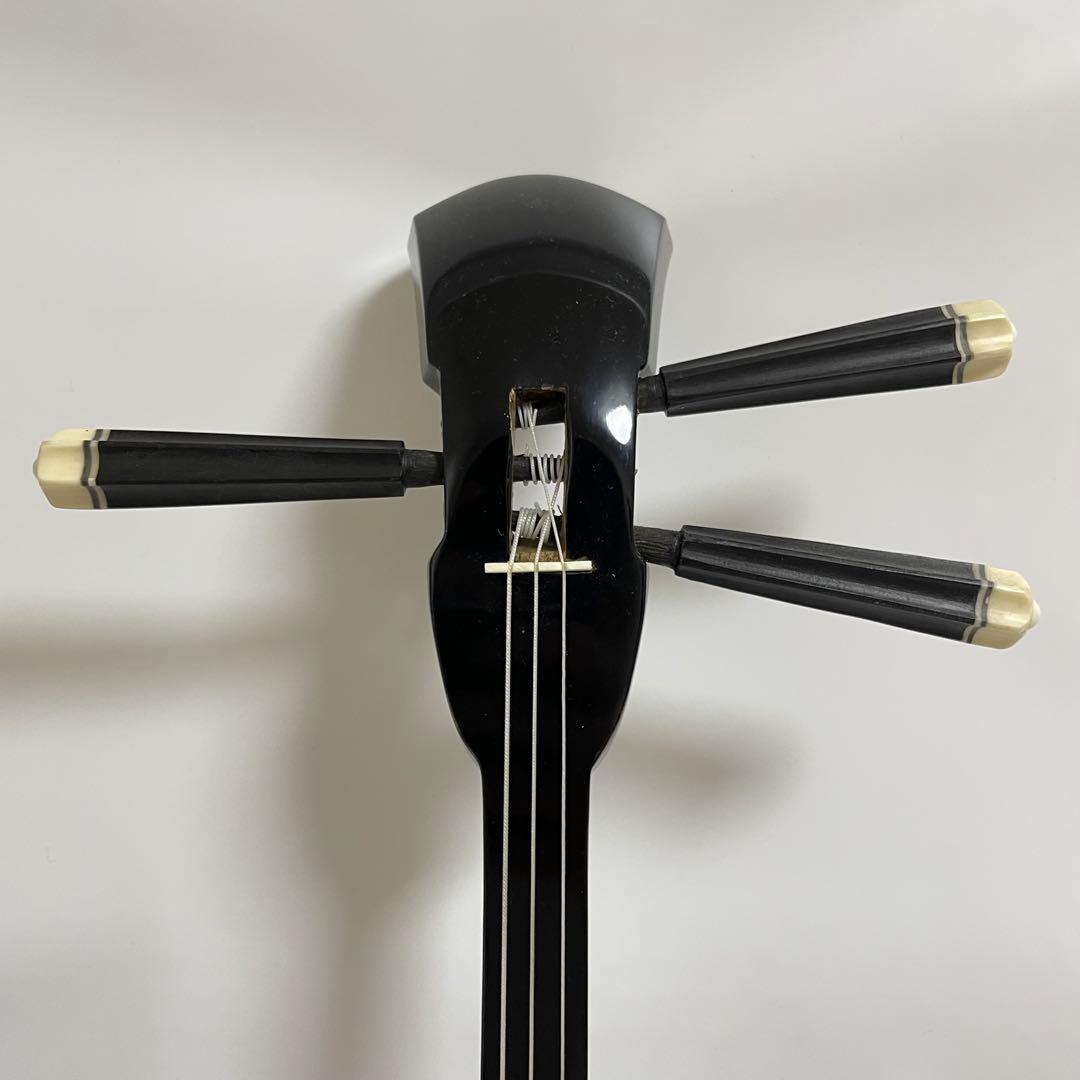 沖縄三線　三線　ハードケース付き　合皮　人工皮　蛇柄　三味線