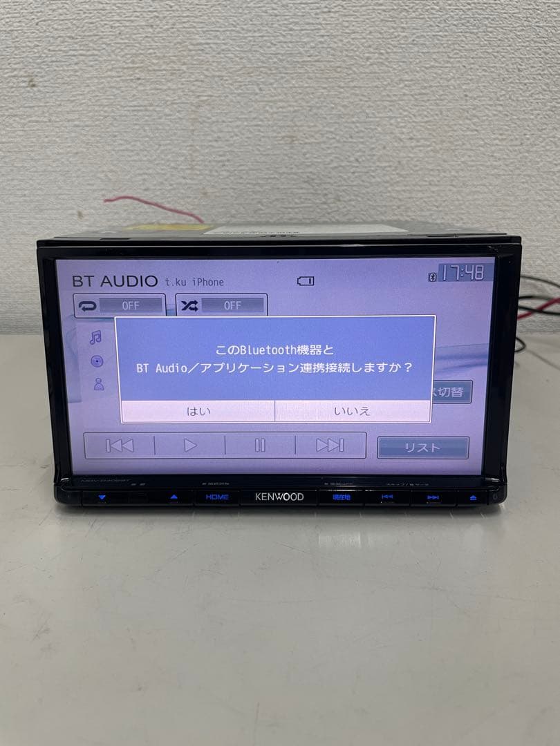 ケンウッド◇MDV-D402BT◇2015製/ワンセグ/CD/DVD/BT/SD