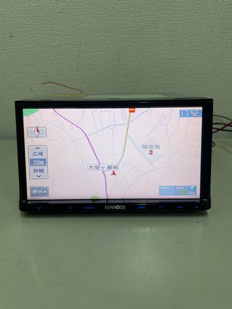 ケンウッド◇MDV-D402BT◇2015製/ワンセグ/CD/DVD/BT/SD