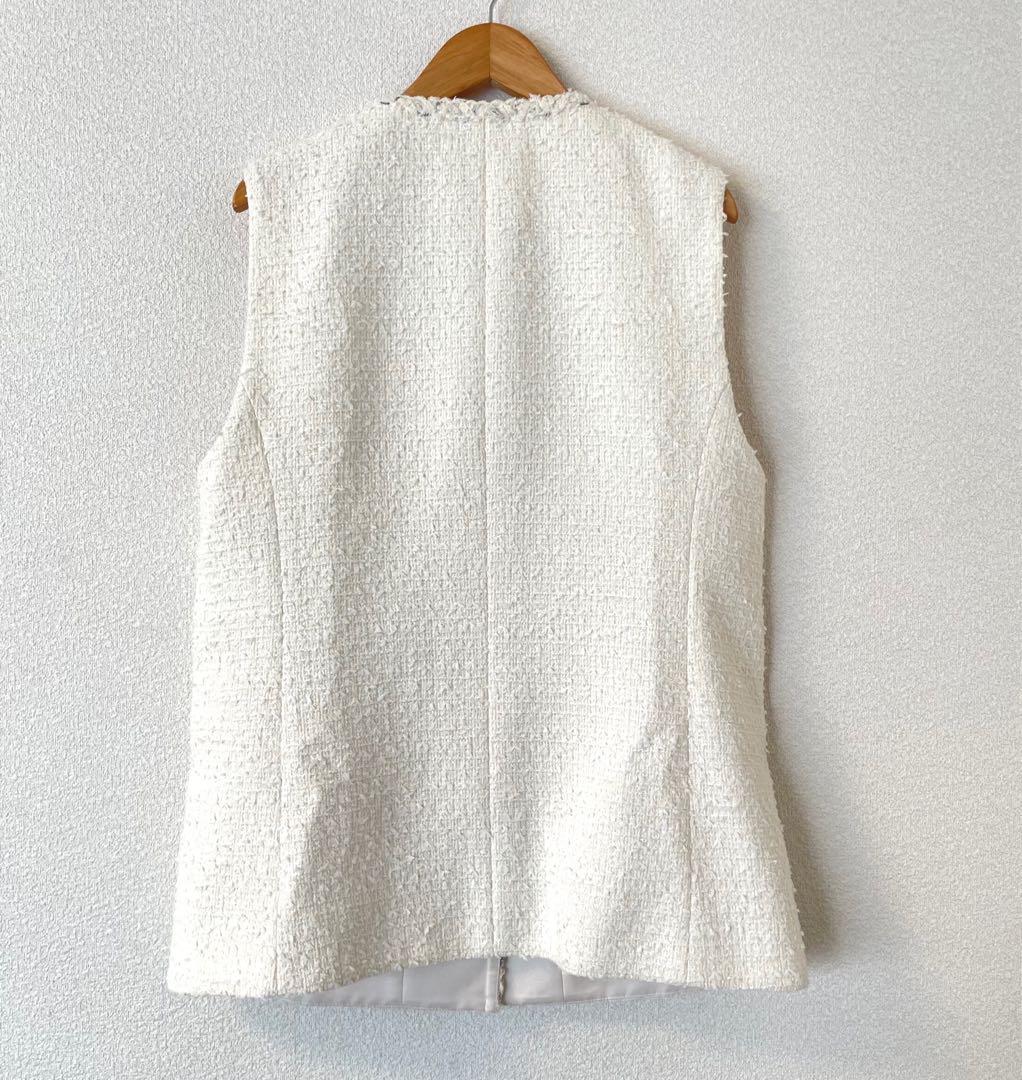 アナイ 36 フラッフィーツイード4ポケットジレ