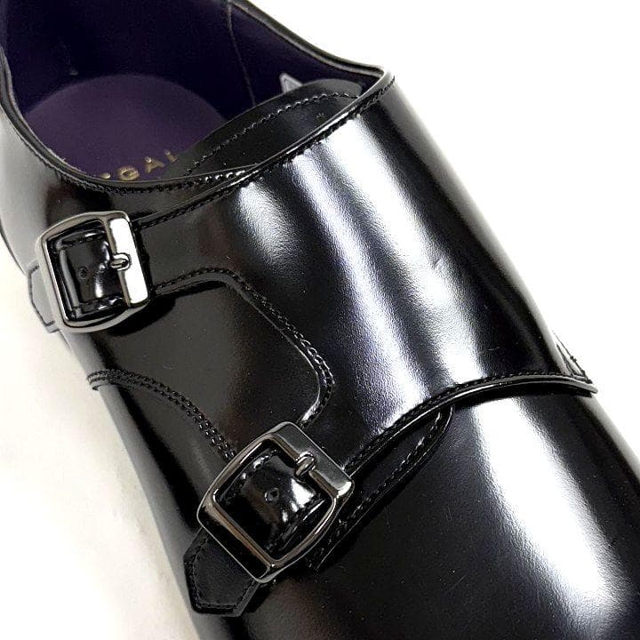 新品 リーガル 37TR ダブルモンク スクラッチタフレザー 26.5cm