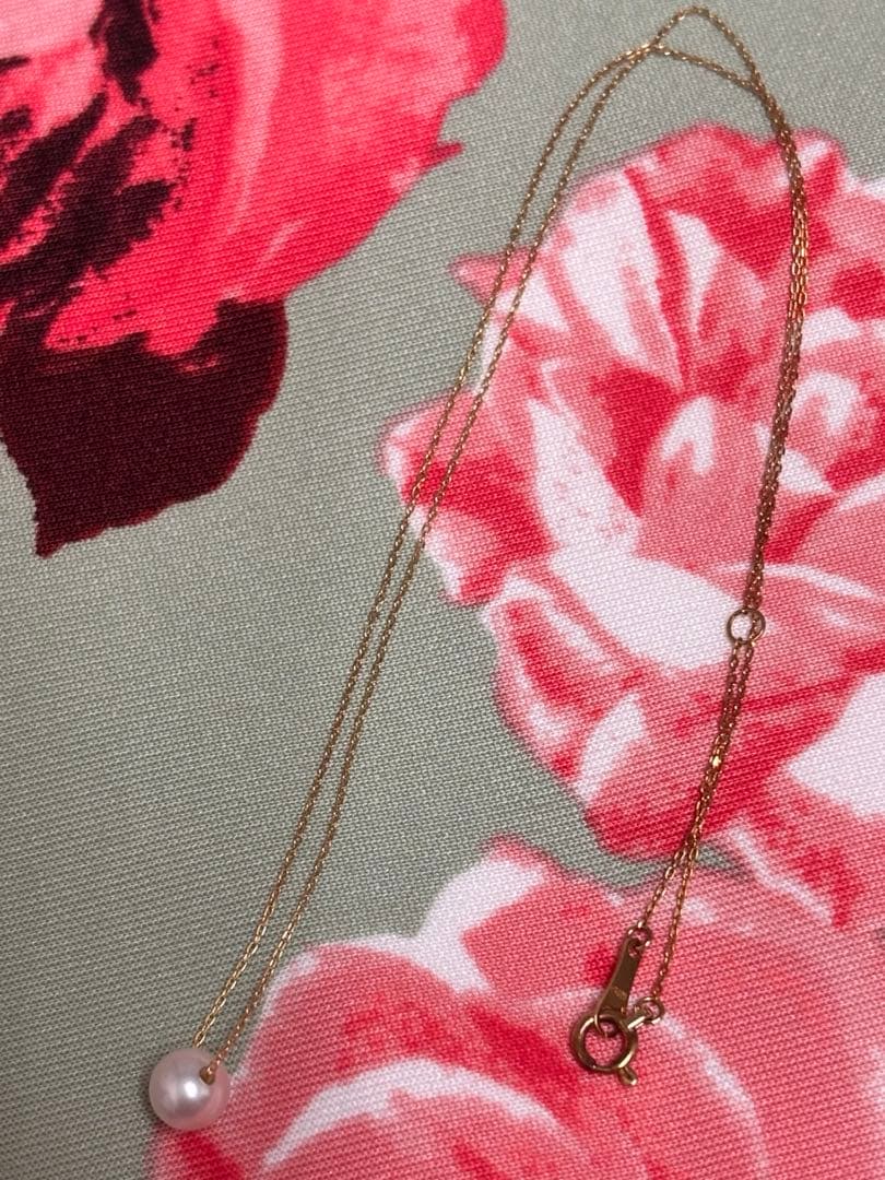 18Ｋ　ゴールドパールネックレス