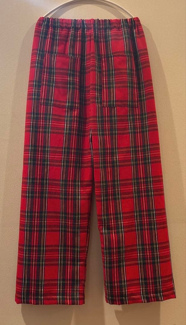 特価　ロイヤルスチュワートL コットン　コージーパンツL ポケット２ハンドメイド