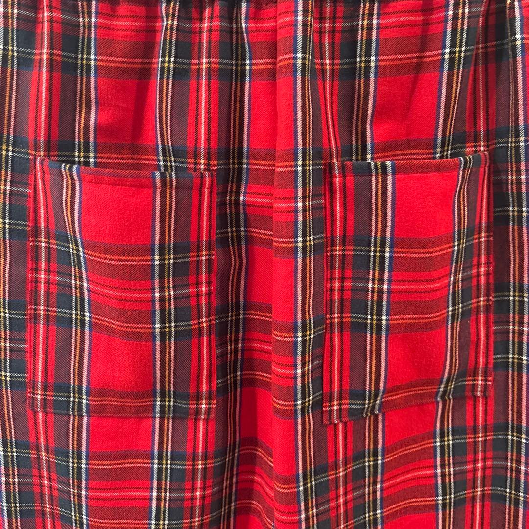 特価　ロイヤルスチュワートL コットン　コージーパンツL ポケット２ハンドメイド