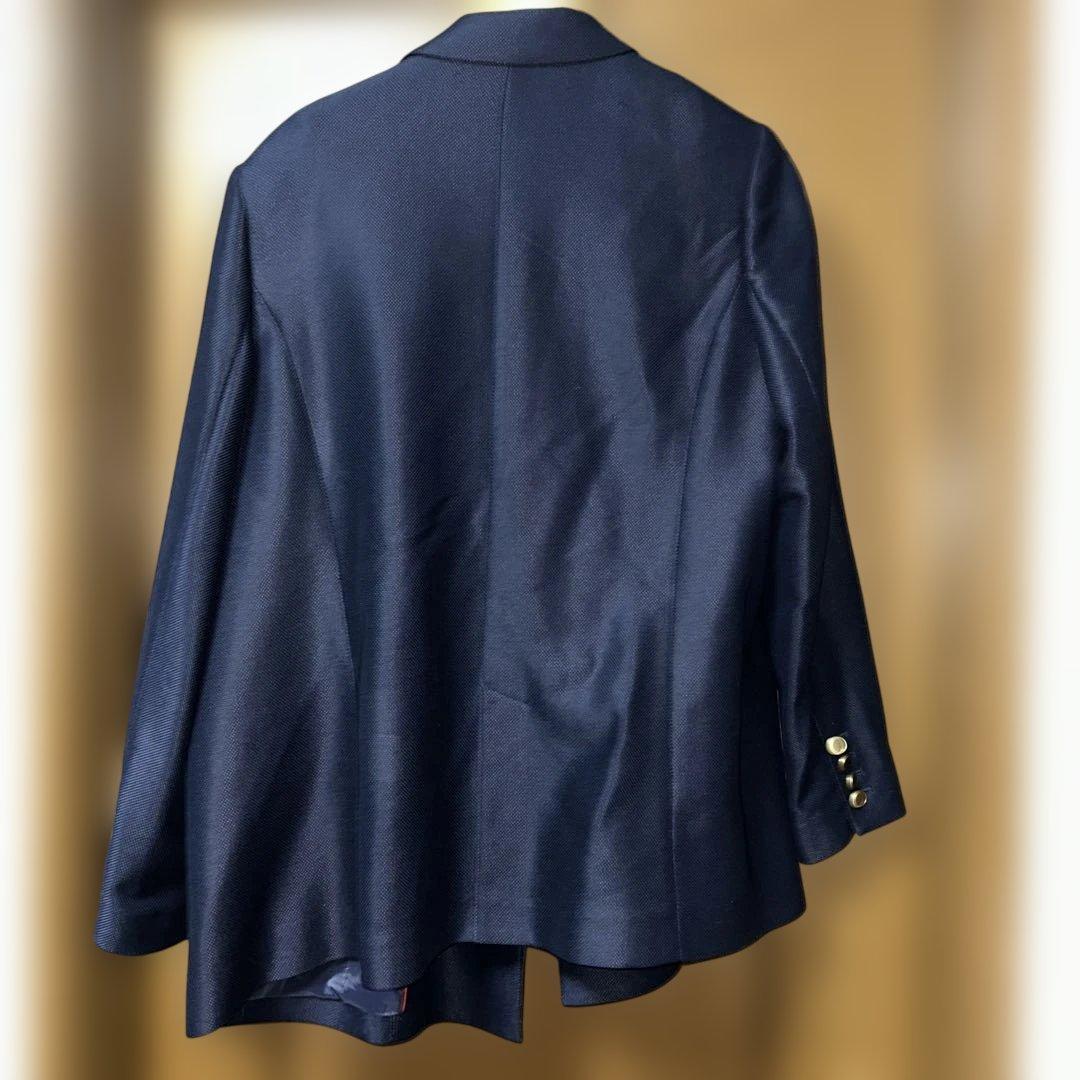 ローズティアラ　Rose Tiara テーラードジャケット46 紺　ブレザー