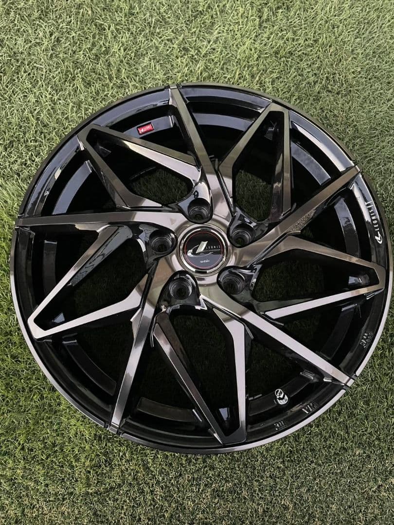 LEONIS IT 17インチ ホイール ブラック　アルファード　ヴェルファイア