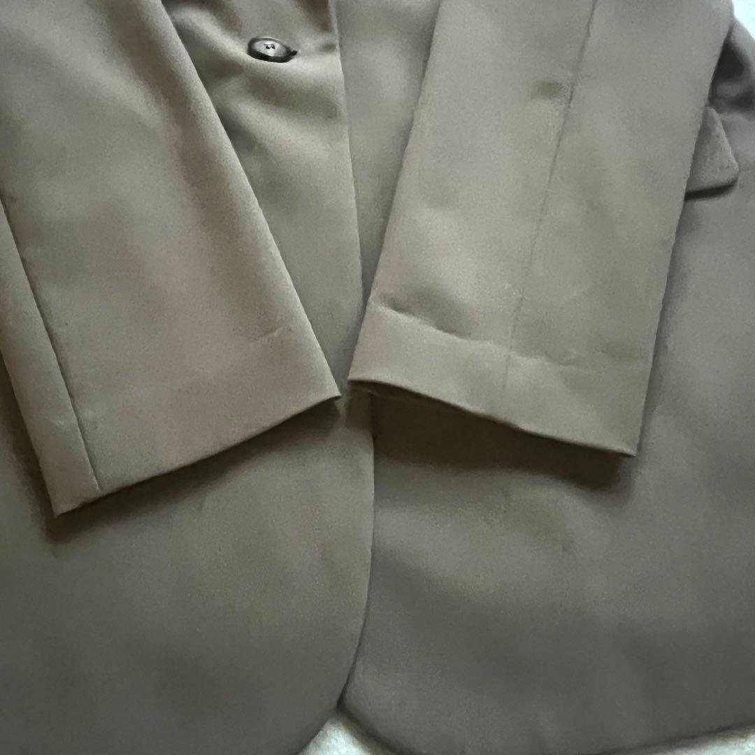 美品 NOBLE エステルソフトカルゼ セットアップ　ジャケット&パンツ