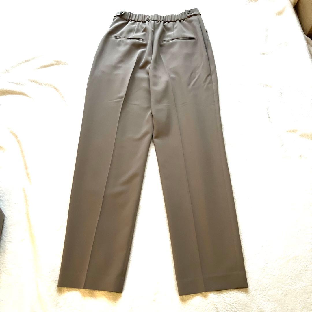 美品 NOBLE エステルソフトカルゼ セットアップ　ジャケット&パンツ