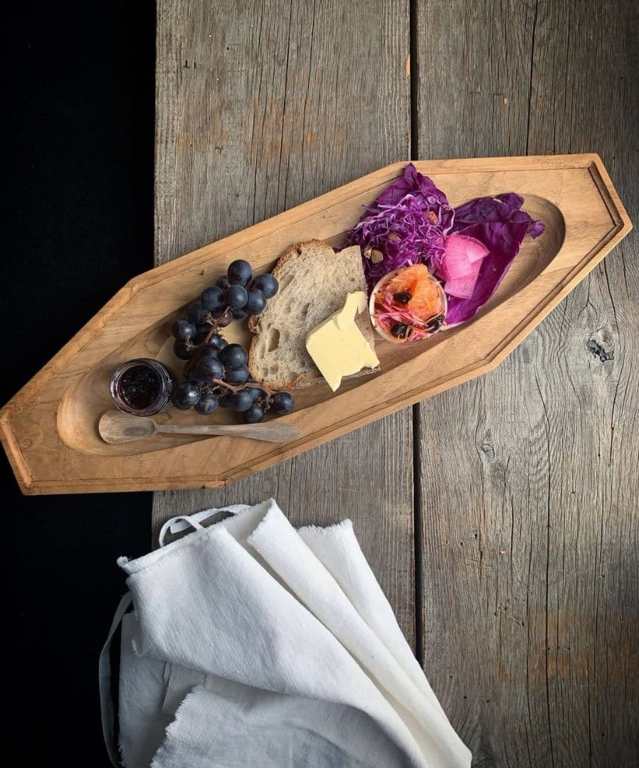 ■新品未使用　cogu オクトゴナルプレート　木の器　雅姫　コグ