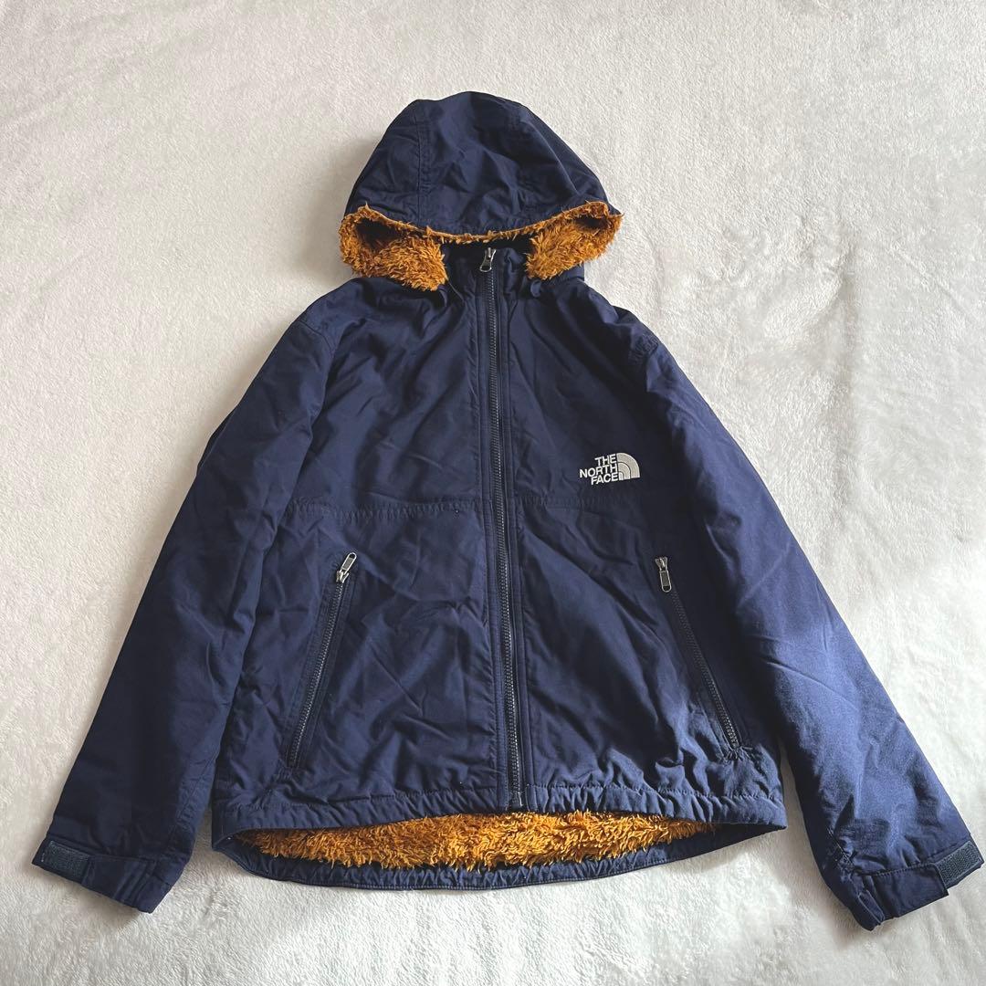 美品★ノースフェイス★コンパクトノマドジャケット★ネイビー★140