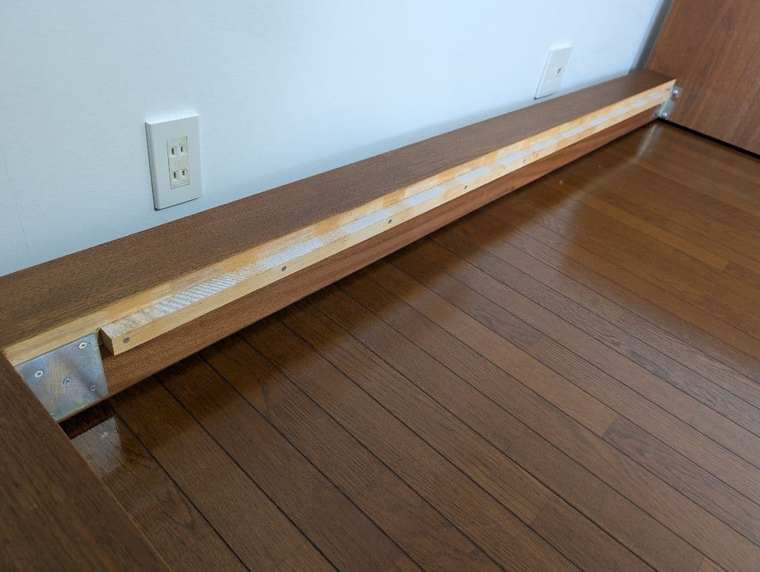 【美品】アクタスFBロータイプベッド フレームウォールナット クイーンサイズ