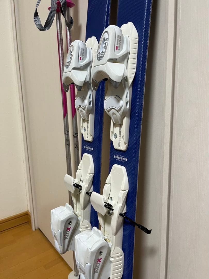 ROSSIGNOL PRO スキーセット 青/ピンク　128センチ