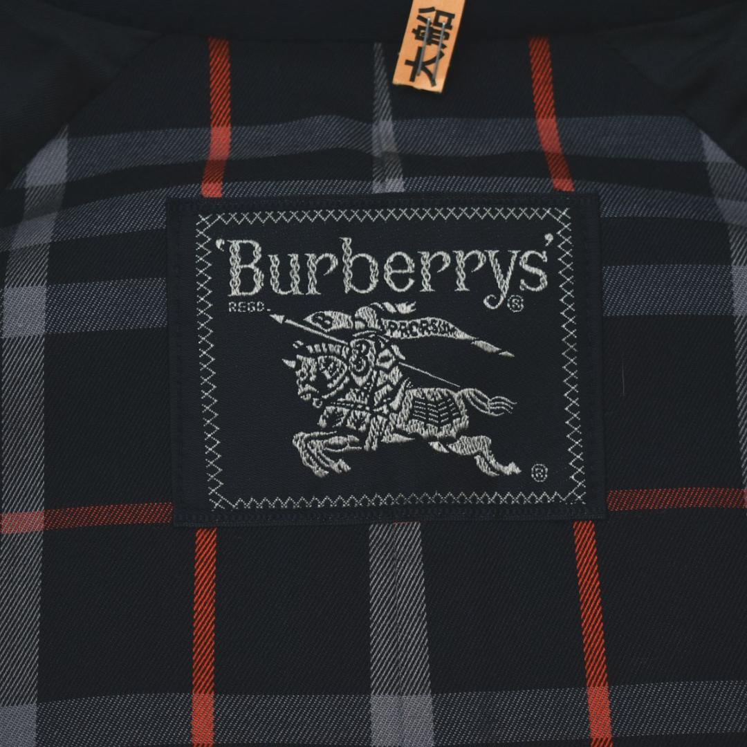 60s 70s バーバリー Burberry トレンチコート 7AR 紺 ♪