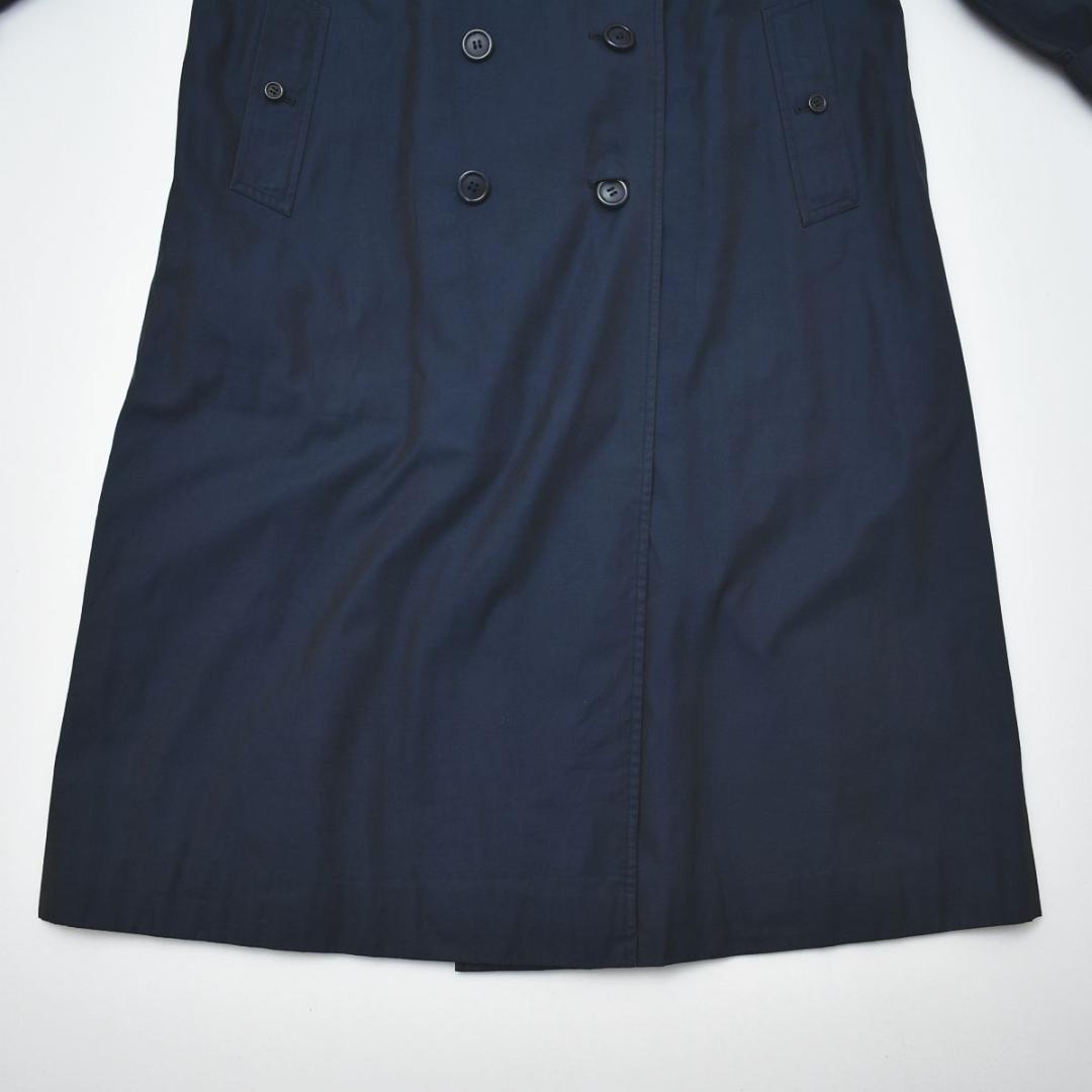 60s 70s バーバリー Burberry トレンチコート 7AR 紺 ♪