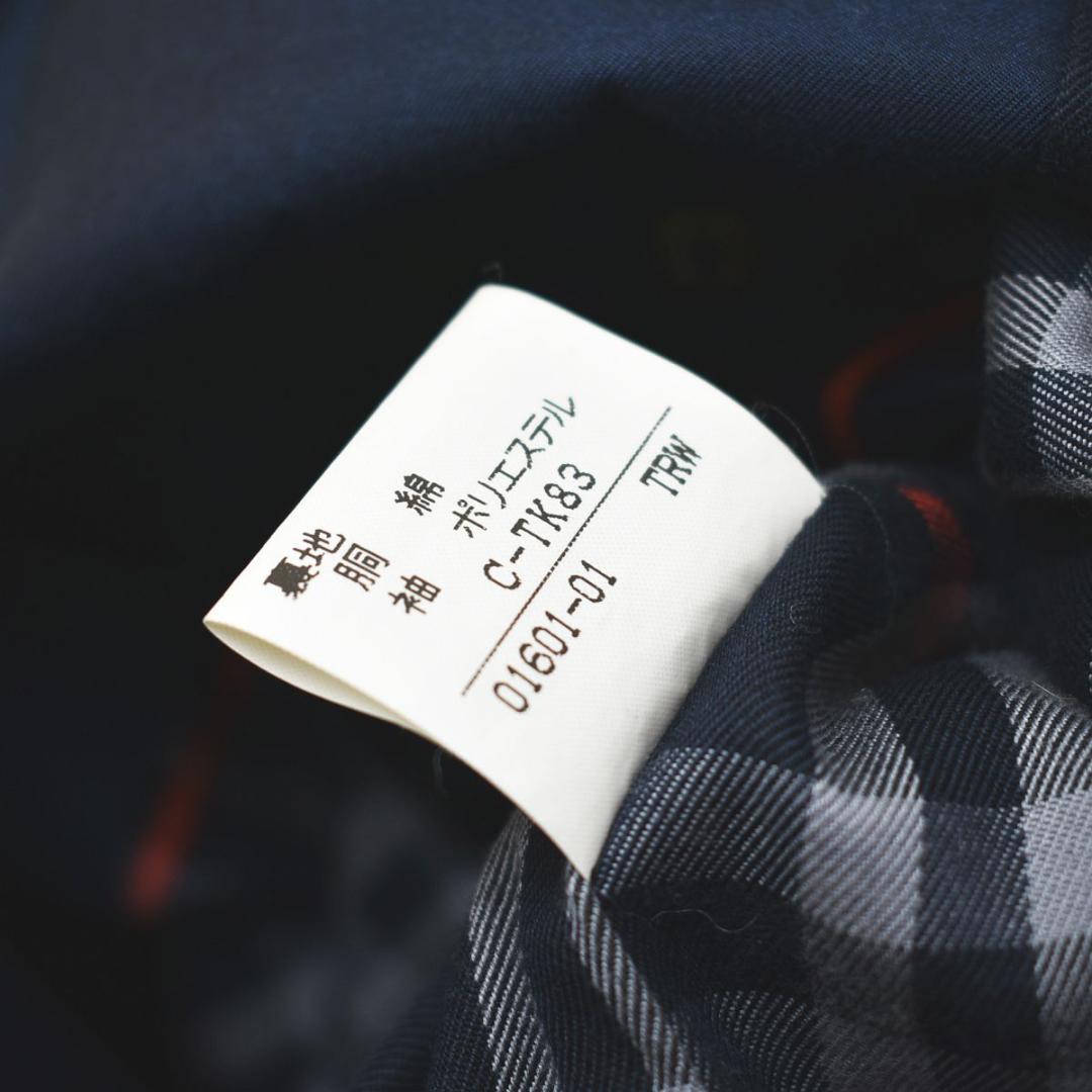 60s 70s バーバリー Burberry トレンチコート 7AR 紺 ♪