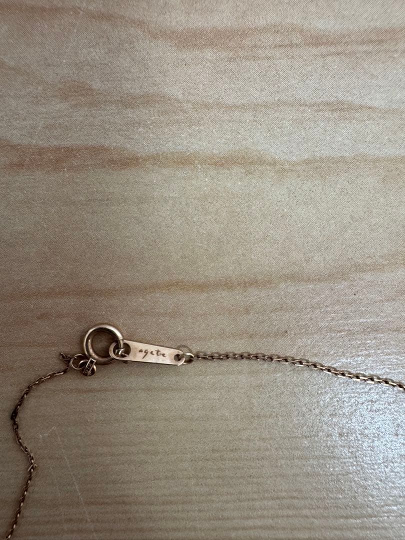 りー　K10ダイヤモンドネックレス　箱無し