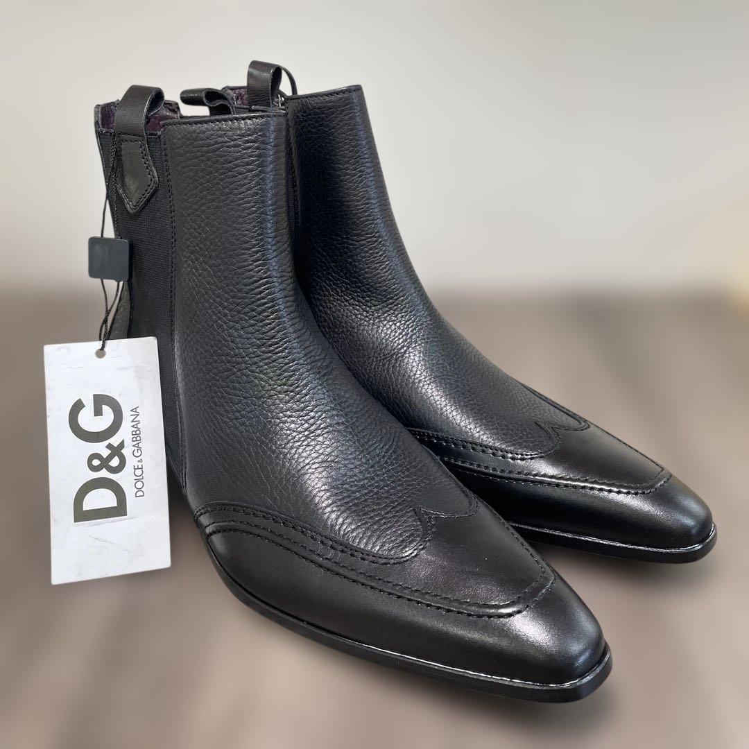 D&G ドルチェ&ガッバーナ　新品　メンズ　サイドゴアブーツ42