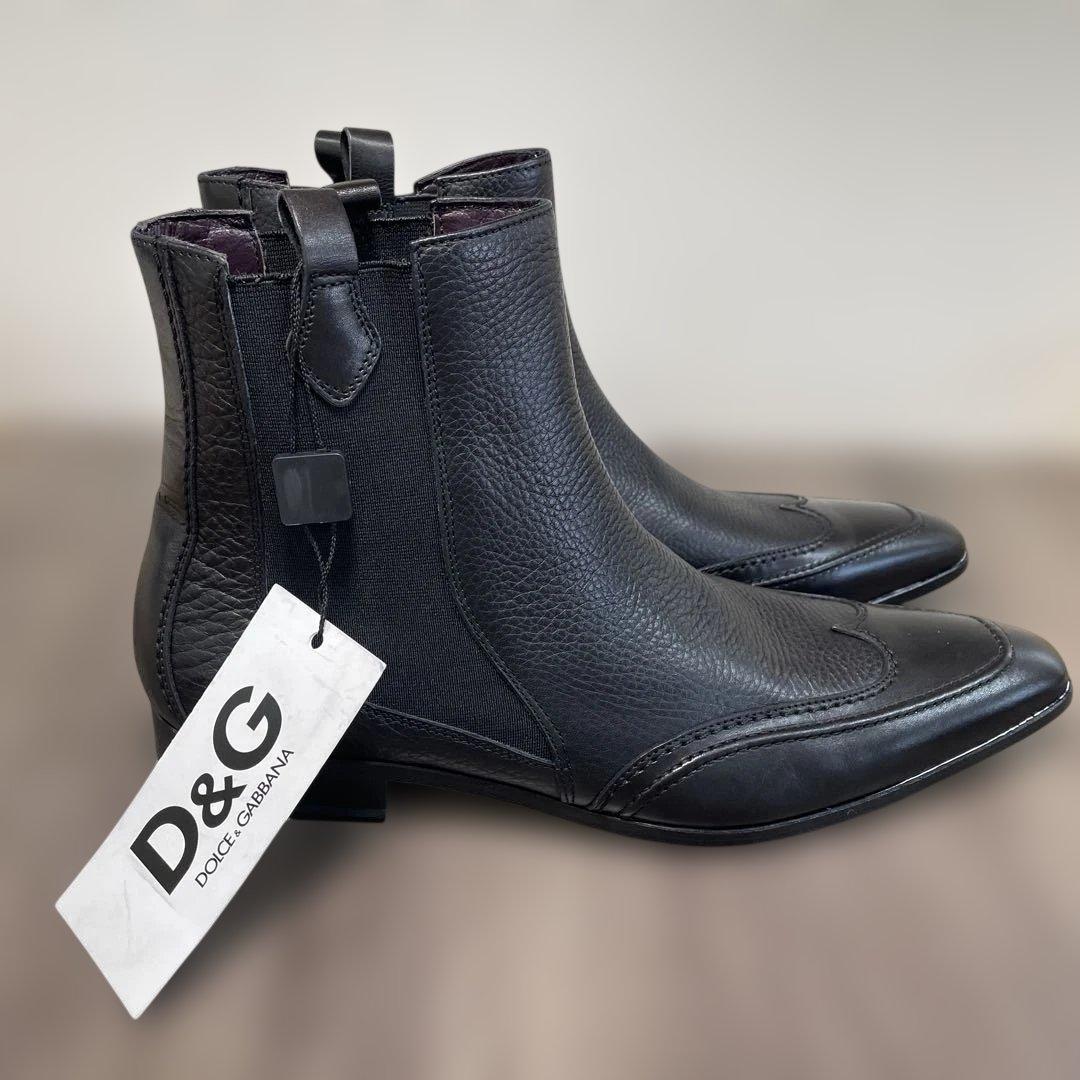 D&G ドルチェ&ガッバーナ　新品　メンズ　サイドゴアブーツ42