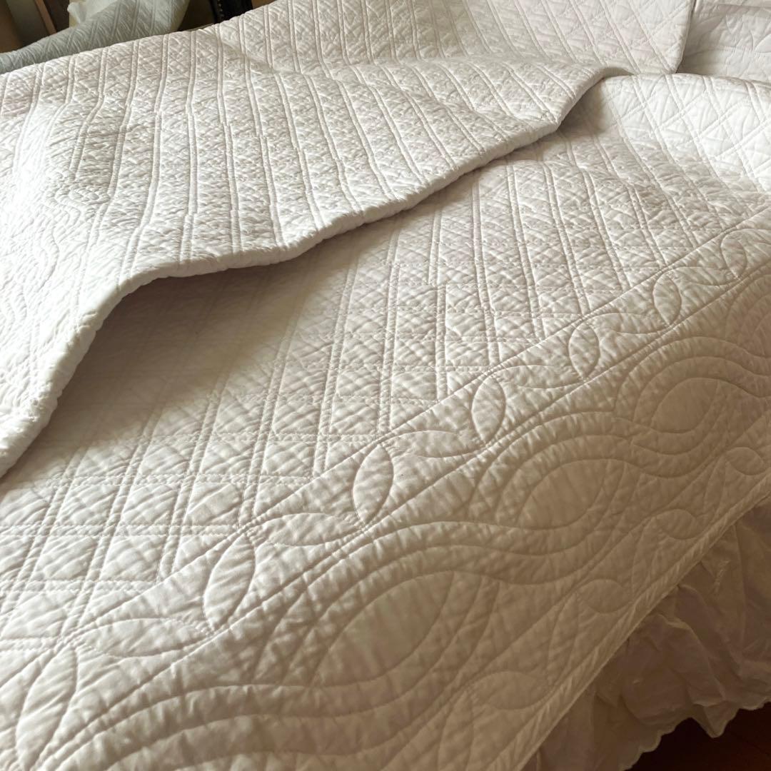 ラルフローレン　ベッドスプレッド　 キルト　希少